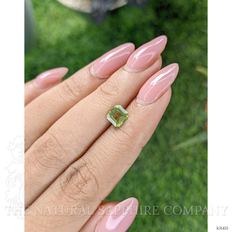 0.91 Ct. Yellowish Green Peridot from Tanzania
