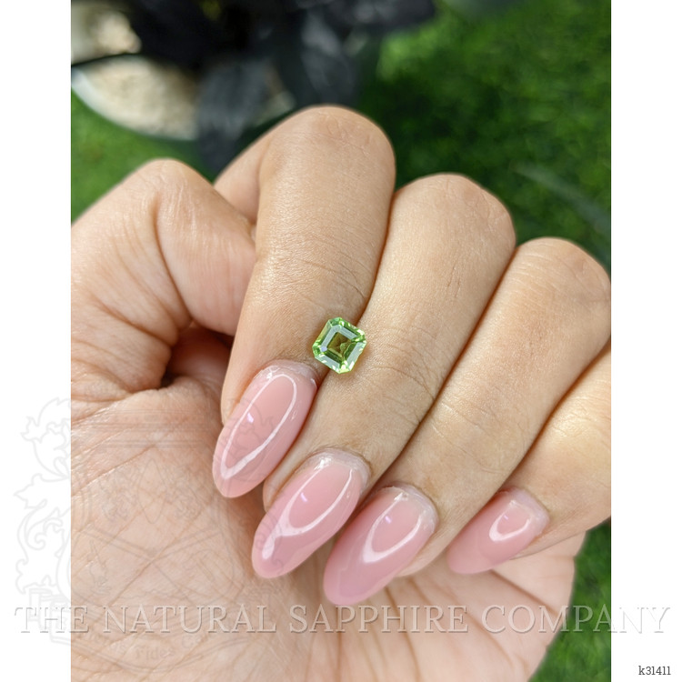0.76 Ct. Yellowish Green Peridot from Tanzania
