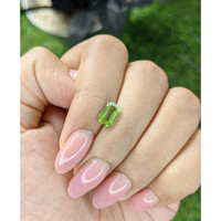 0.95 Ct. Yellowish Green Peridot from Tanzania Life Style