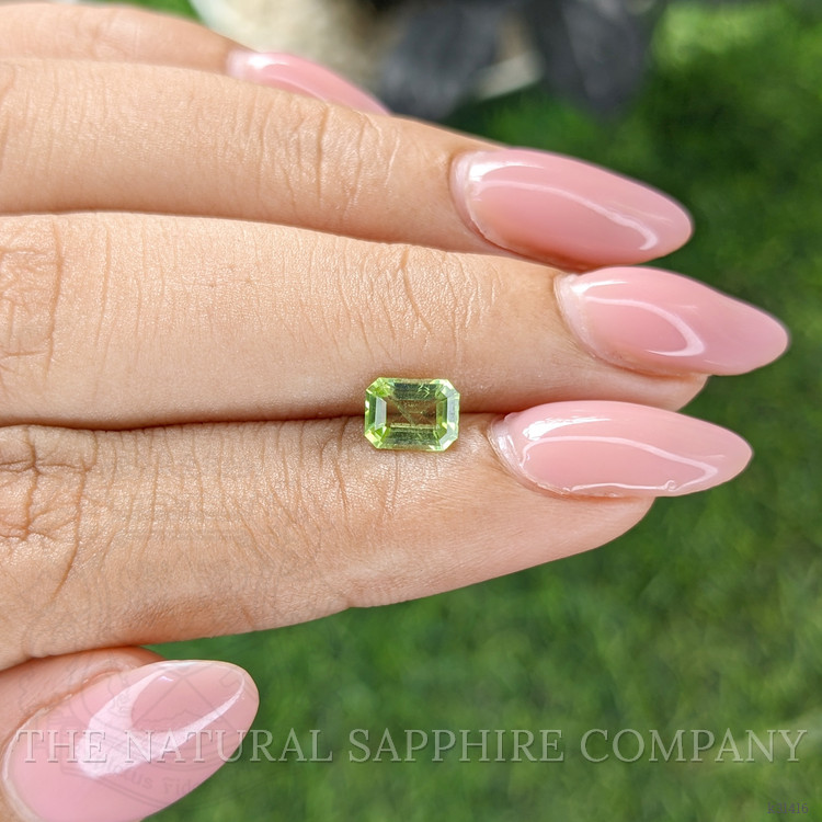 0.80 Ct. Yellowish Green Peridot from Tanzania