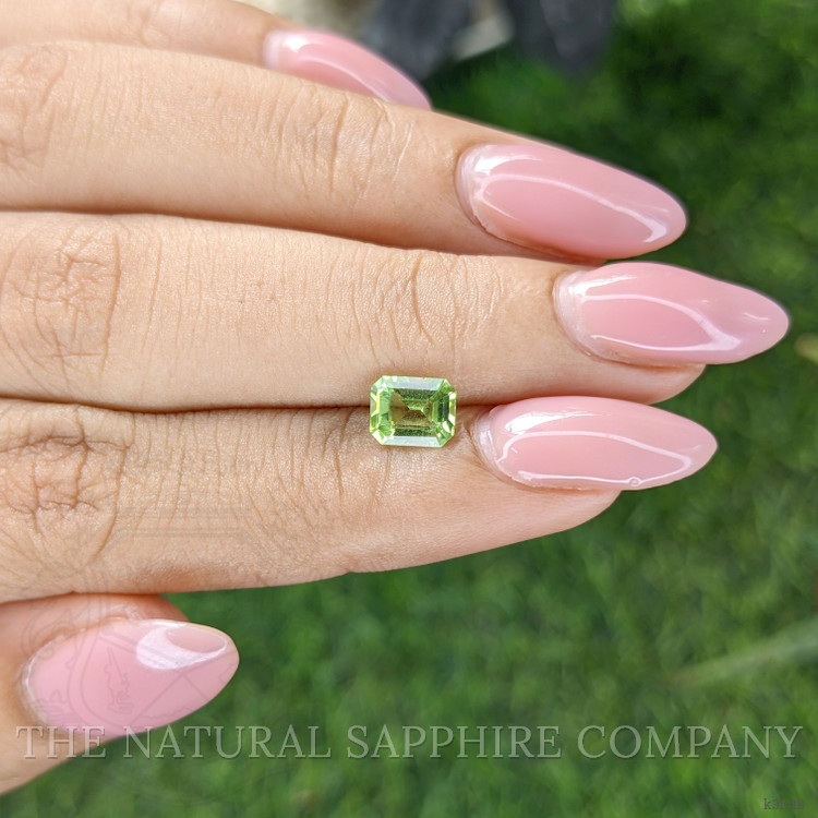 0.88 Ct. Yellowish Green Peridot from Tanzania