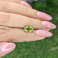 2.24 Ct. Yellowish Green Peridot from Pakistan Life Style