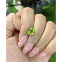 1.86 Ct. Yellowish Green Peridot from Pakistan Life Style