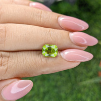 1.86 Ct. Yellowish Green Peridot from Pakistan Life Style