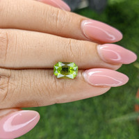 2.13 Ct. Yellowish Green Peridot from Pakistan Life Style