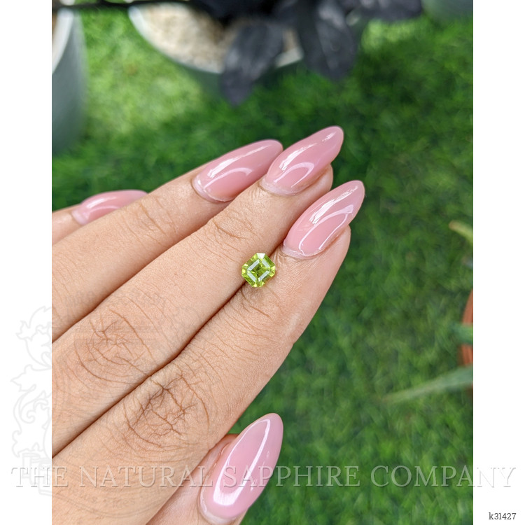 0.87 Ct. Yellowish Green Peridot from Pakistan