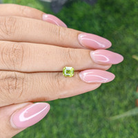 0.87 Ct. Yellowish Green Peridot from Pakistan Life Style