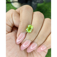 2.42 Ct. Yellowish Green Peridot from Pakistan Life Style