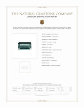 4.85 Ct. Tourmaline from Brazil Scan Report