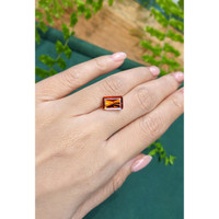 5.16 Ct. Orange Spessartite Garnet from Tanzania Life Style