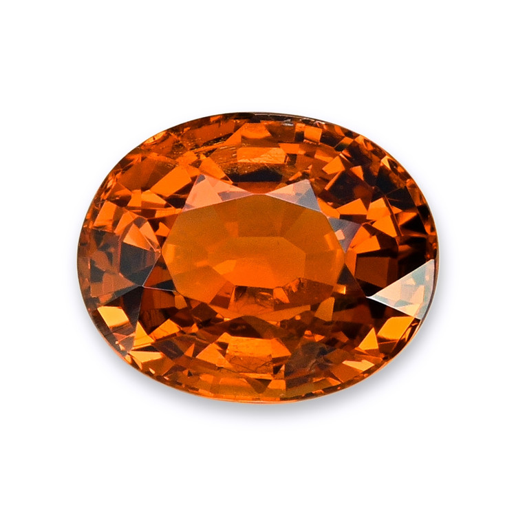 2.89 Ct. Brownish Orange Garnet from Tanzania