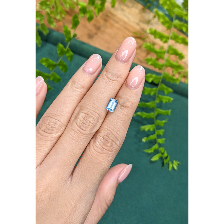 1.06 Ct. Blue Aquamarine from Brazil