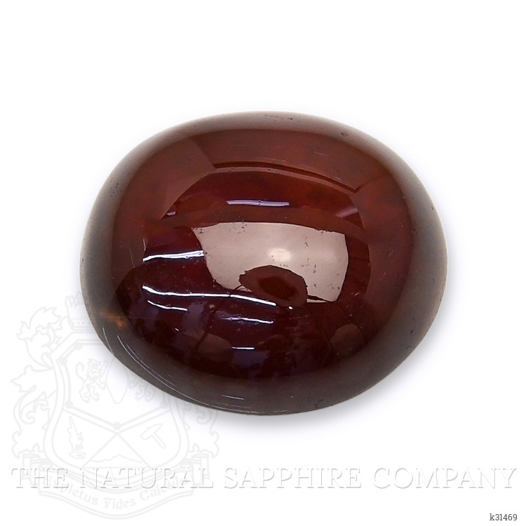 10.37 Ct. Reddish Brown Cabochon Garnet from South Africa