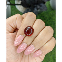 10.37 Ct. Reddish Brown Cabochon Garnet from South Africa Life Style