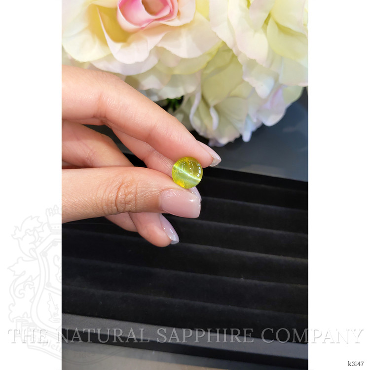 13.33 Ct. Cabochon Chrysoberyl from Ceylon (Sri Lanka)