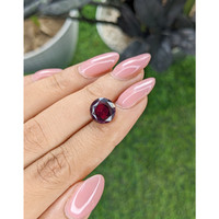 4.86 Ct. Purplish Red Garnet from South Africa Life Style