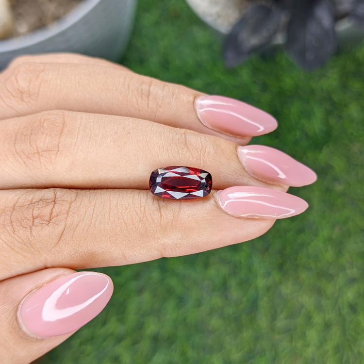 4.11 Ct. Red Garnet from South Africa