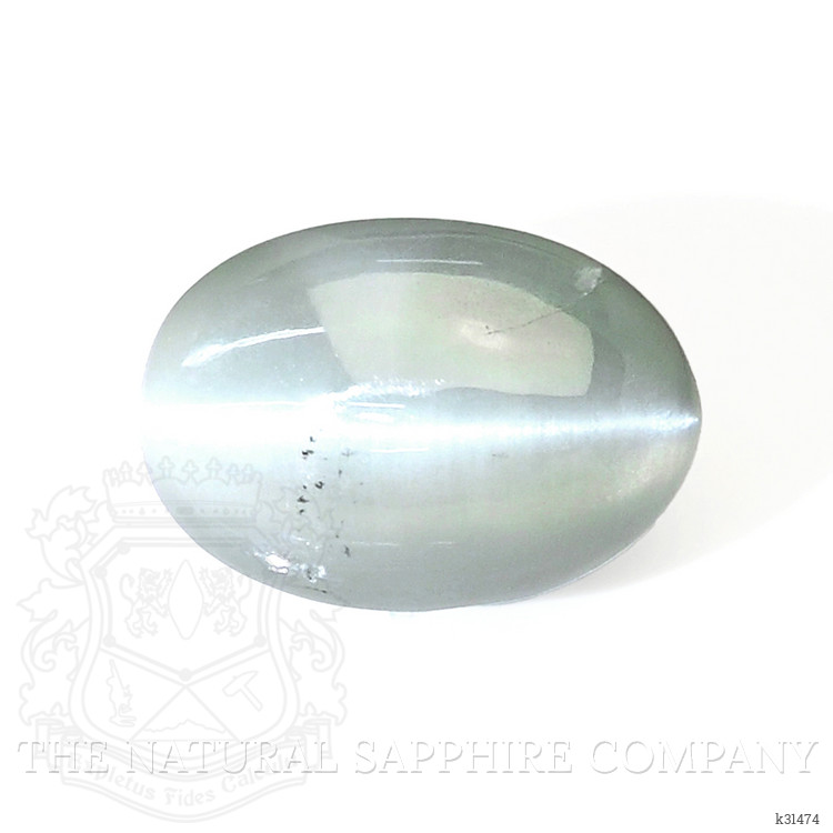 7.36 Ct. Green Cabochon Chrysoberyl from Ceylon (Sri Lanka)