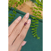 1.11 Ct. Purplish Red Rhodolite Garnet from Tanzania Life Style