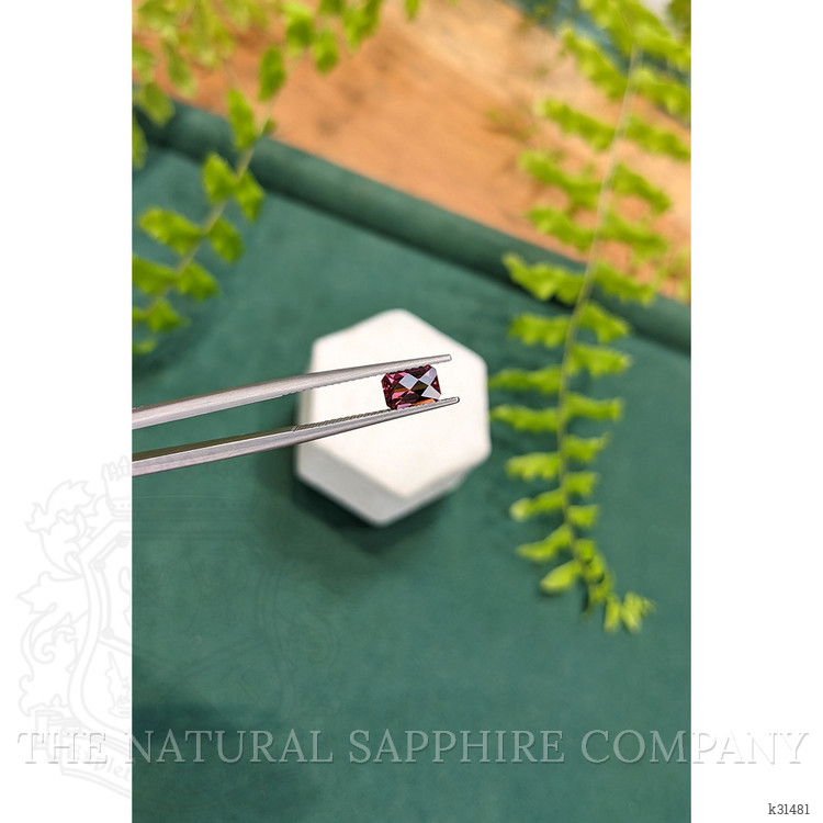 1.11 Ct. Purplish Red Rhodolite Garnet from Tanzania