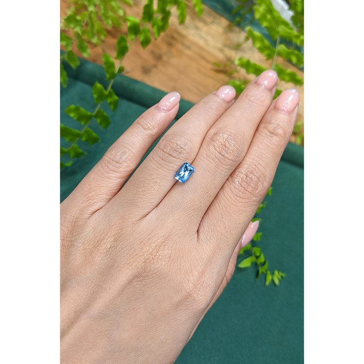 1.42 Ct. Swiss Blue Topaz from Brazil
