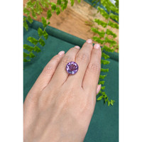 8.36 Ct. Purple Amethyst from Brazil Life Style