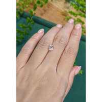 0.83 Ct. Peach Morganite from Brazil Life Style
