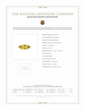 2.50 Ct. Chrysoberyl from Ceylon (Sri Lanka) Scan Report