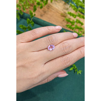1.44 Ct. Pinkish Purple Amethyst from Brazil Life Style