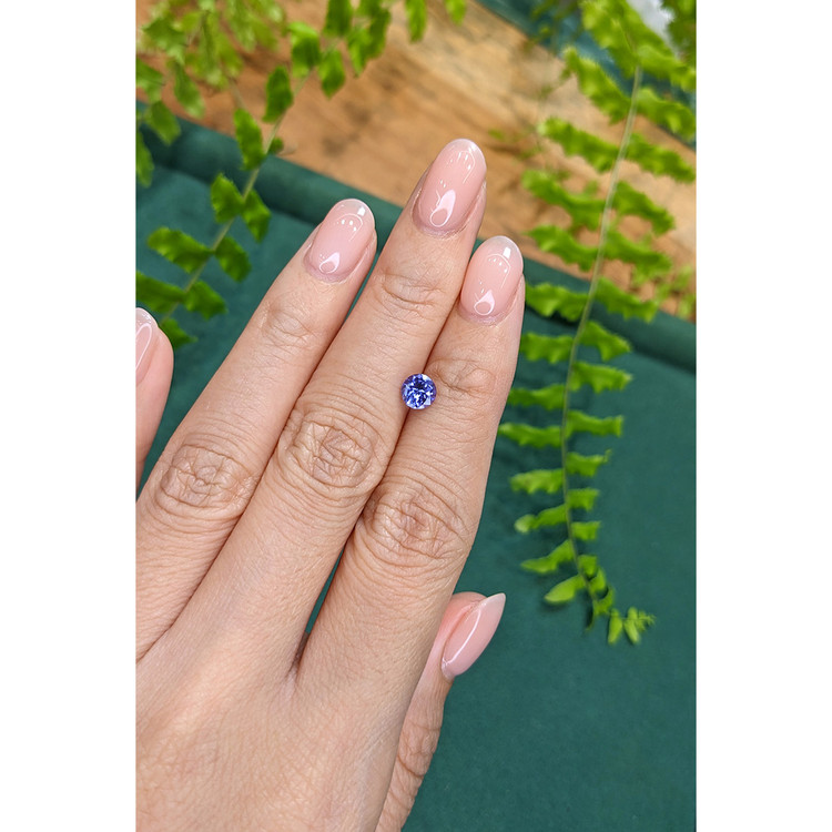 0.69 Ct. Violetish Blue Tanzanite from Tanzania