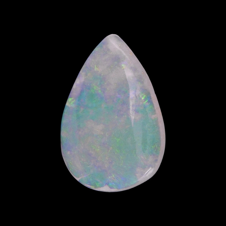 0.55 Ct. Multi Color Cabochon White Opal (Light Opal) from Australia