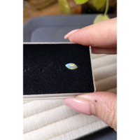 0.37 Ct. Multi Color Cabochon White Opal (Light Opal) from Australia Life Style