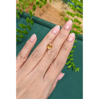 1.24 Ct. Orangish Yellow Citrine from Brazil Life Style