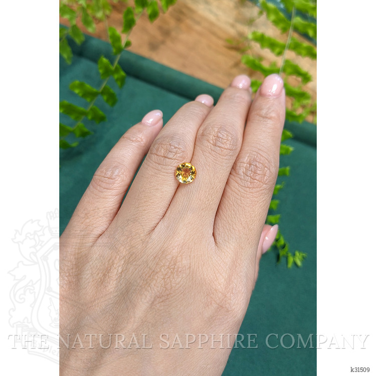 1.24 Ct. Orangish Yellow Citrine from Brazil