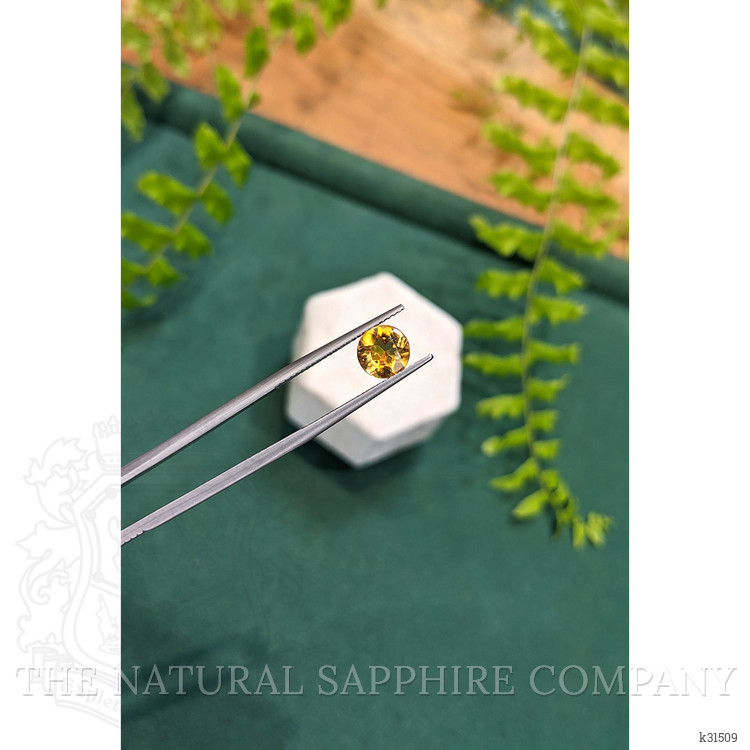 1.24 Ct. Orangish Yellow Citrine from Brazil