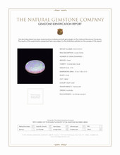 0.96 Ct. Multi Color Crystal Opal (Jelly Opal) from Australia Scan Report