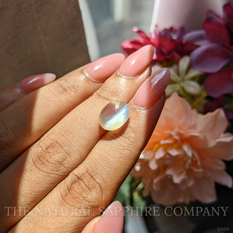 7.18 Ct. Yellowish Green Cabochon Chrysoberyl from Ceylon (Sri Lanka)