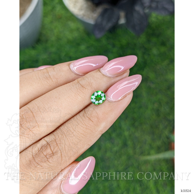 0.85 Ct. Tsavorite Garnet from Tanzania