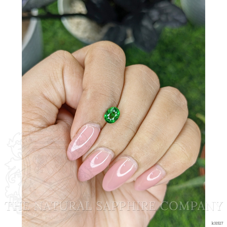 0.92 Ct. Tsavorite Garnet from Tanzania