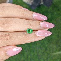 0.92 Ct. Tsavorite Garnet from Tanzania Life Style