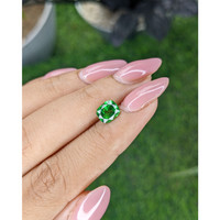 1.66 Ct. Tsavorite Garnet from Tanzania Life Style