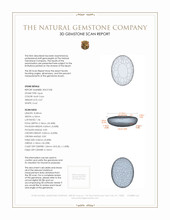 0.67 Ct. Cabochon Crystal/Jelly Opal from Australia 3 D Scan Report