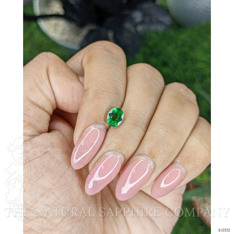 1.03 Ct. Tsavorite Garnet from Tanzania
