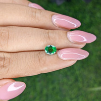 1.03 Ct. Tsavorite Garnet from Tanzania Life Style