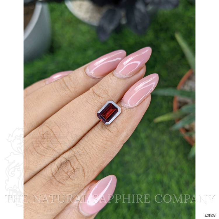 2.42 Ct. Red Garnet from Tanzania