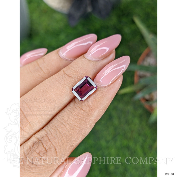 2.76 Ct. Purplish Pink Garnet from Tanzania