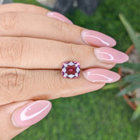 2.47 Ct. Purplish Pink Garnet from Tanzania Life Style