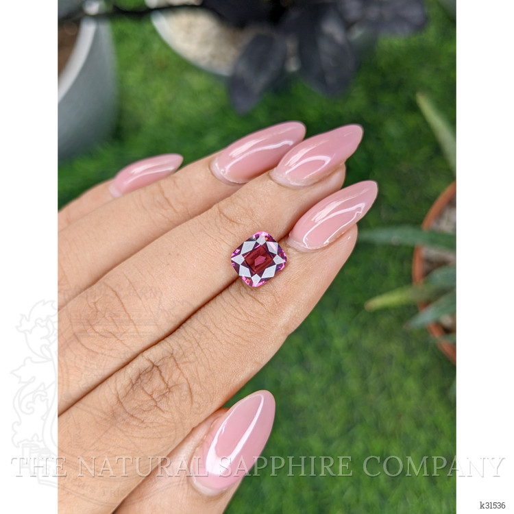 2.47 Ct. Purplish Pink Garnet from Tanzania