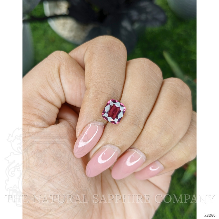 2.47 Ct. Purplish Pink Garnet from Tanzania