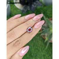 2.41 Ct. Purplish Pink Garnet from Tanzania Life Style